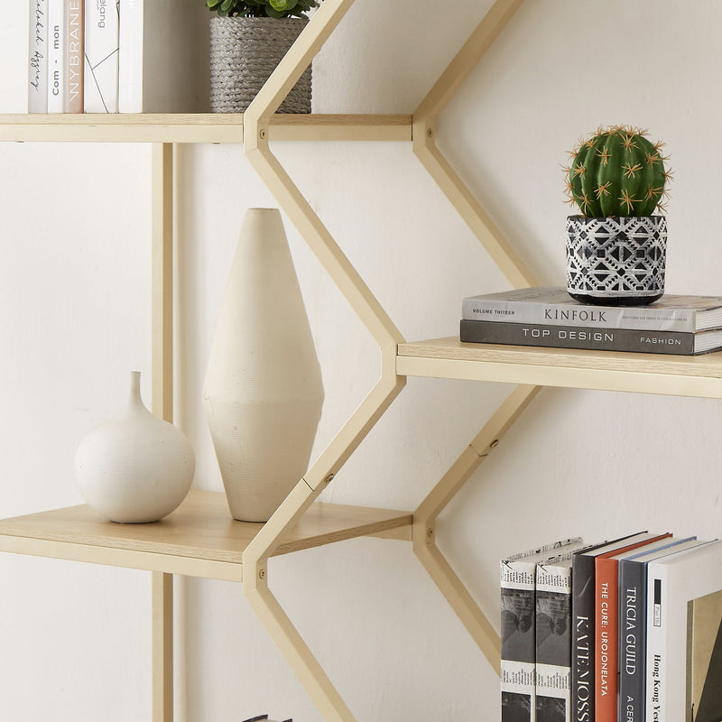 Rattan bookshelf