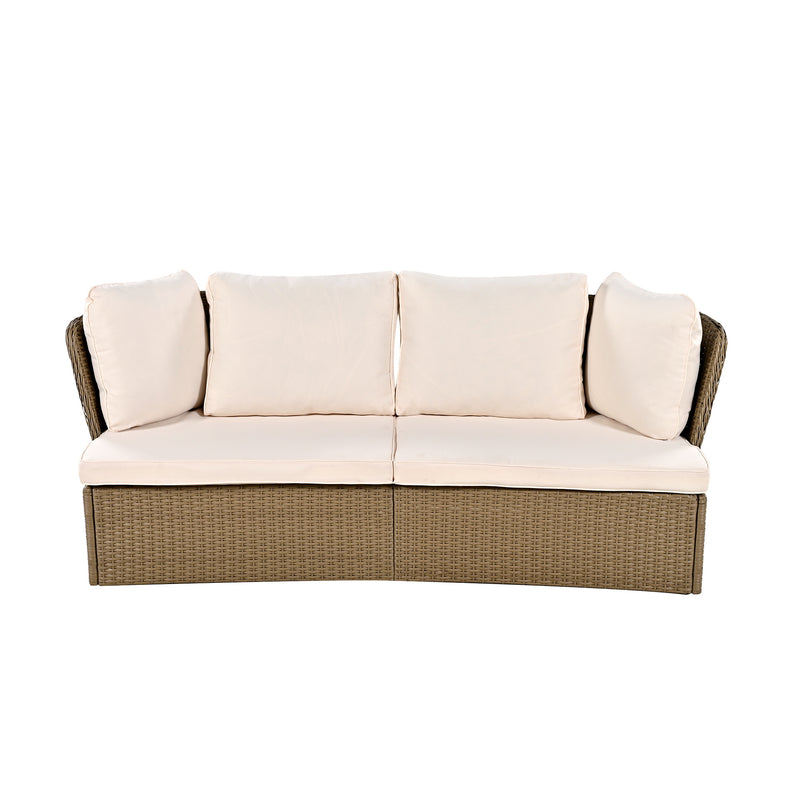 Wicker Furniture Sofa Set with Cushions