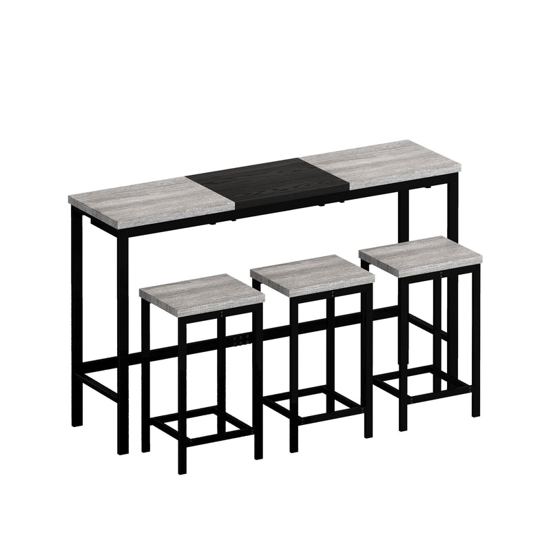 Pub Table Set with 3 Stools