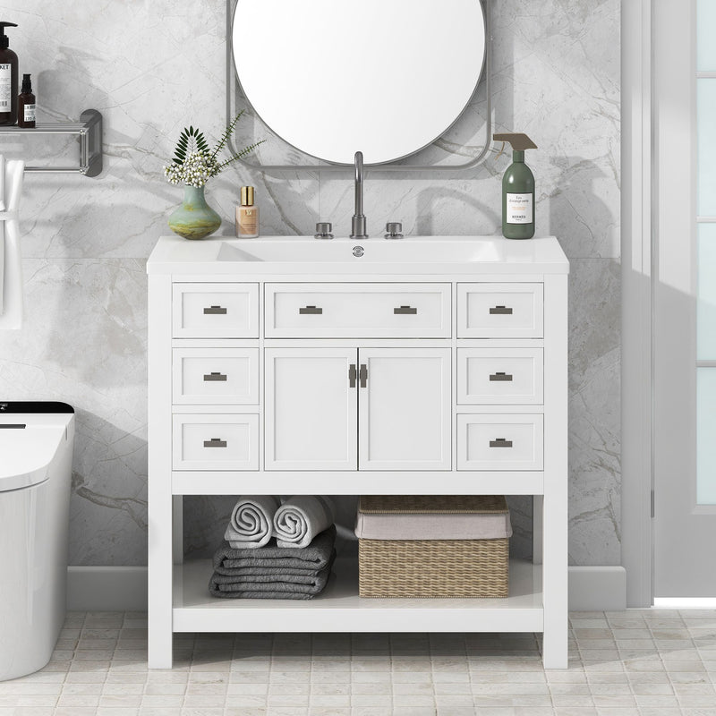 Bathroom Vanity with Top Sink