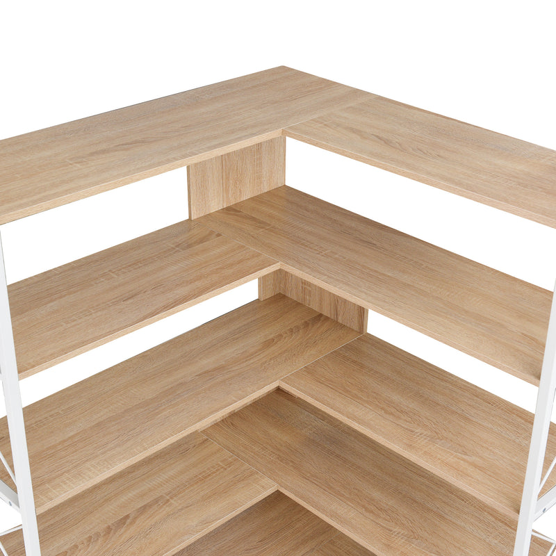 L-Shaped Corner Book Shelf