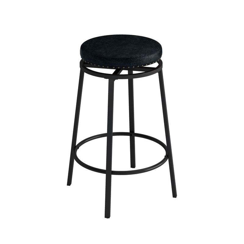 Bar Kitchen Table Set with Circular PU Stools