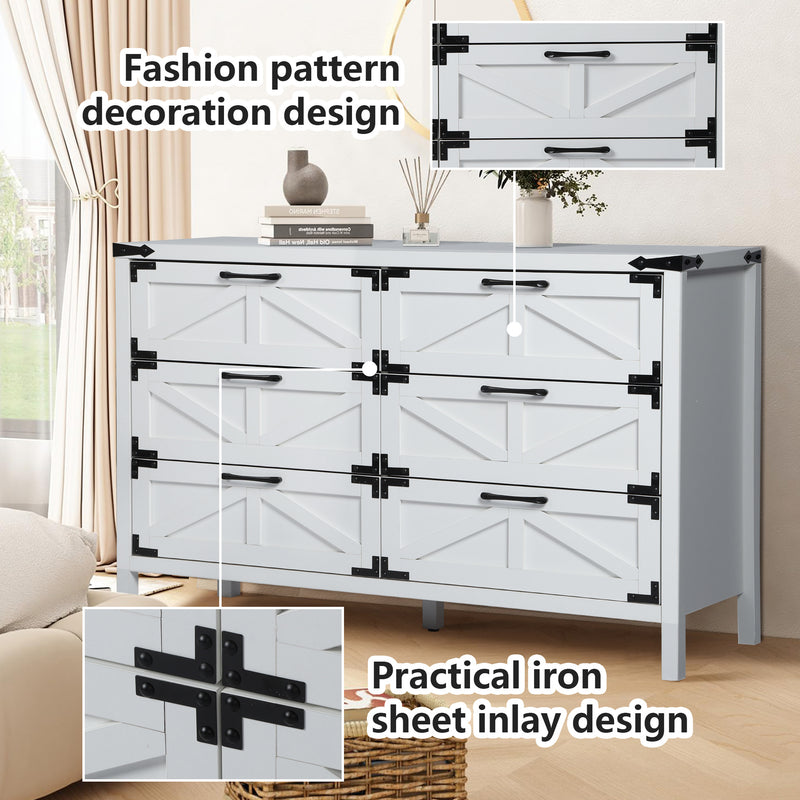 Multifunctional Dresser Barn Style