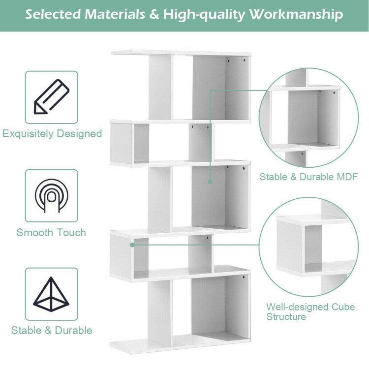 Cubes Ladder Shelf Corner Bookshelf