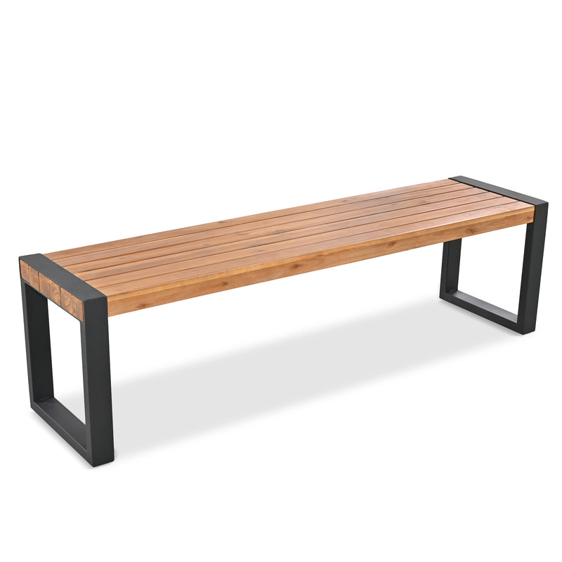 Outdoor Dining Table With 2 Benches