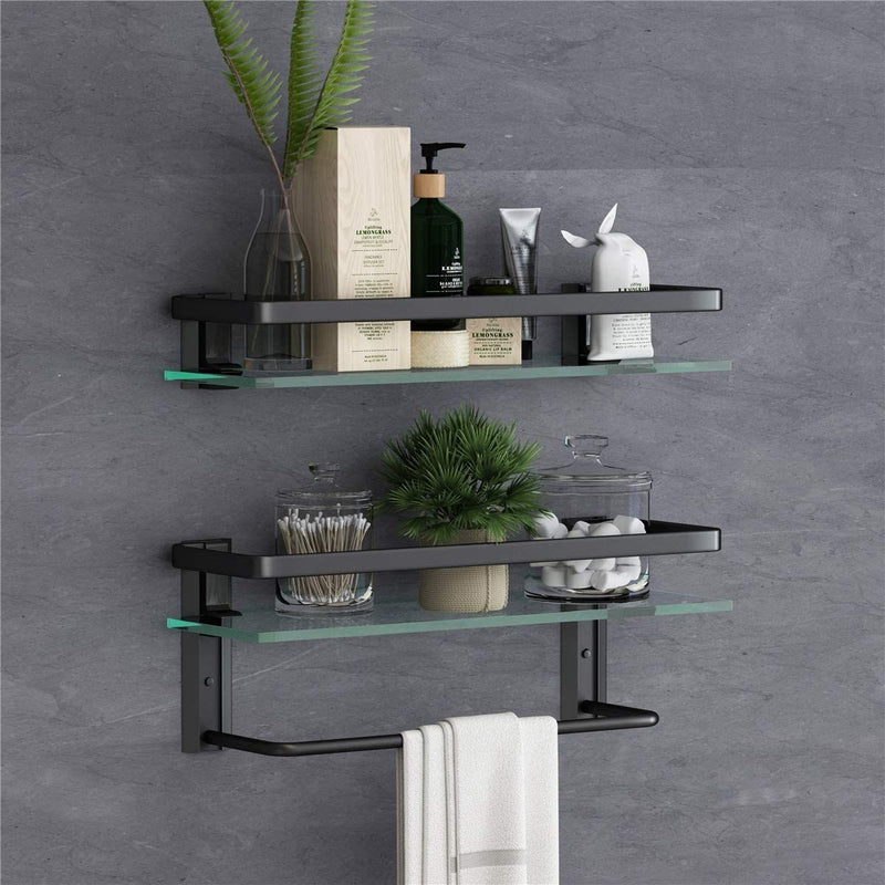 Glass Bathroom Shelf