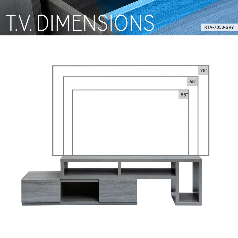 Techni Adjustable TV Stand Up to 65"