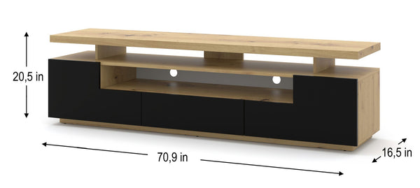 EVA TV STAND artisan oak