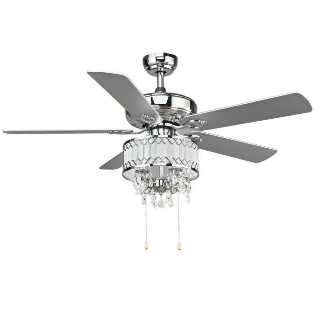 Crystal Ceiling Fan Lamp