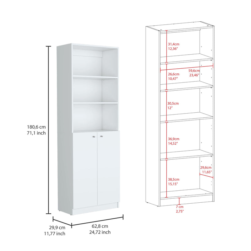 3 Piece Living Room Set with 3 Bookcases