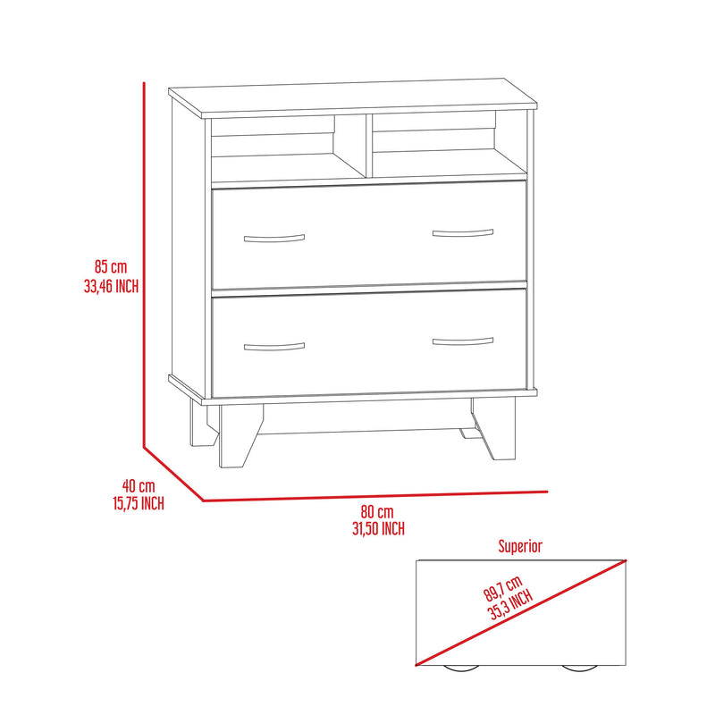 Aaron Shelf Dresser