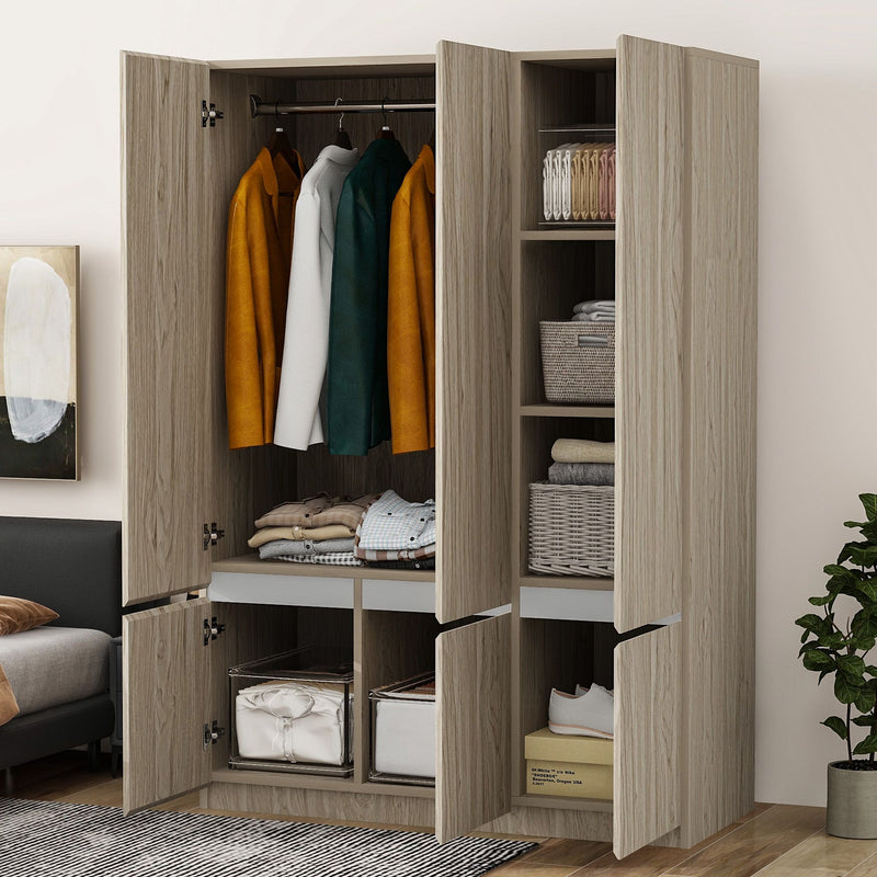 Wooden Wardrobe Storage