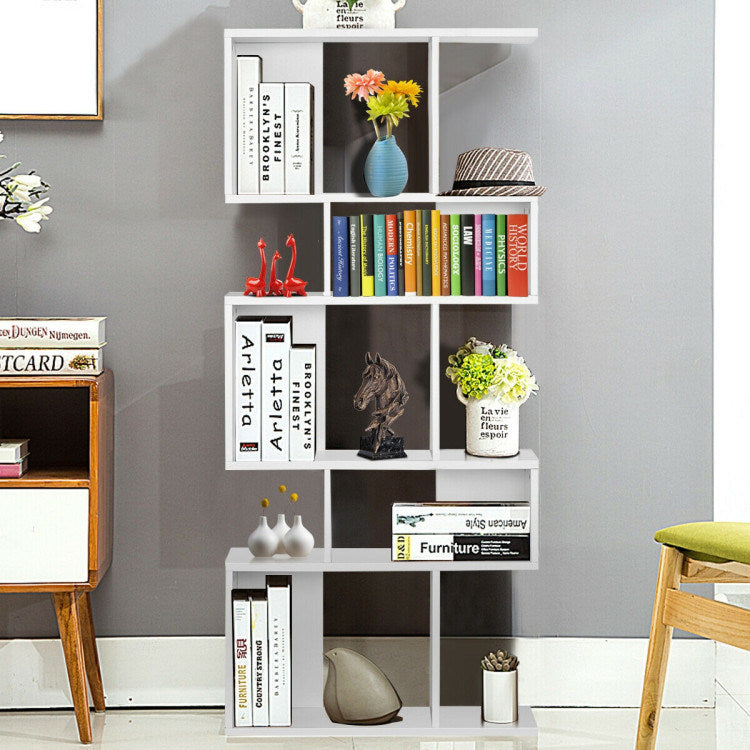 Cubes Ladder Shelf Corner Bookshelf