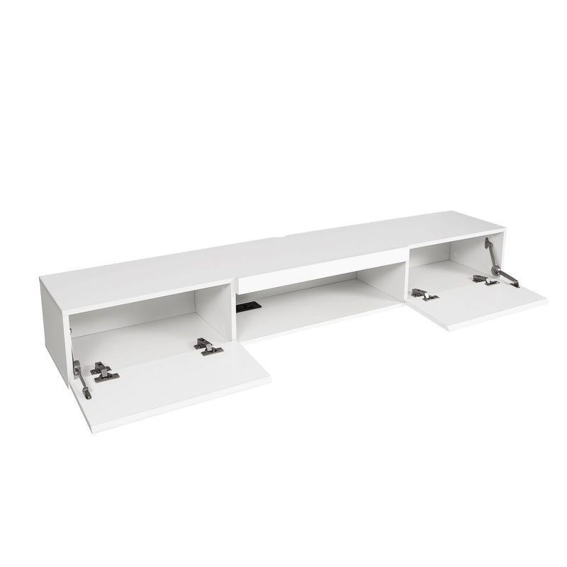 Wall Mounted TV Stand with LEDs