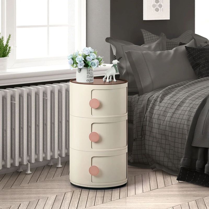 Round Bedside Table