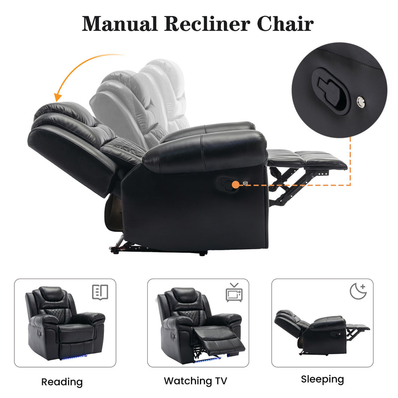 Home Theater Seating Manual Recliner