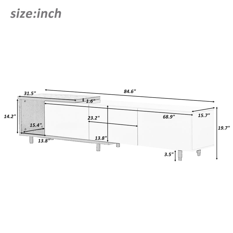 Mondern ,Stylish TV Stand TV Cabinet fot 80+inch TV