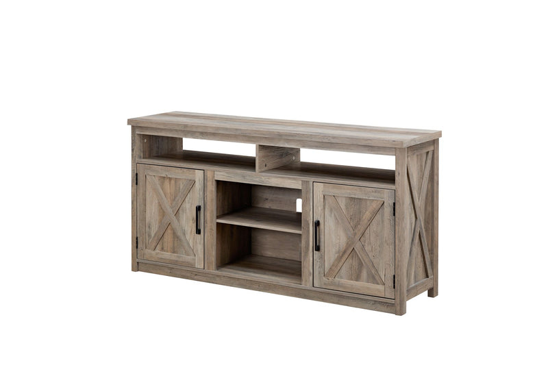 Farmhouse Barn door TV Media Stand