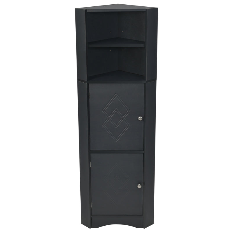 Tall Bathroom Corner Cabinet