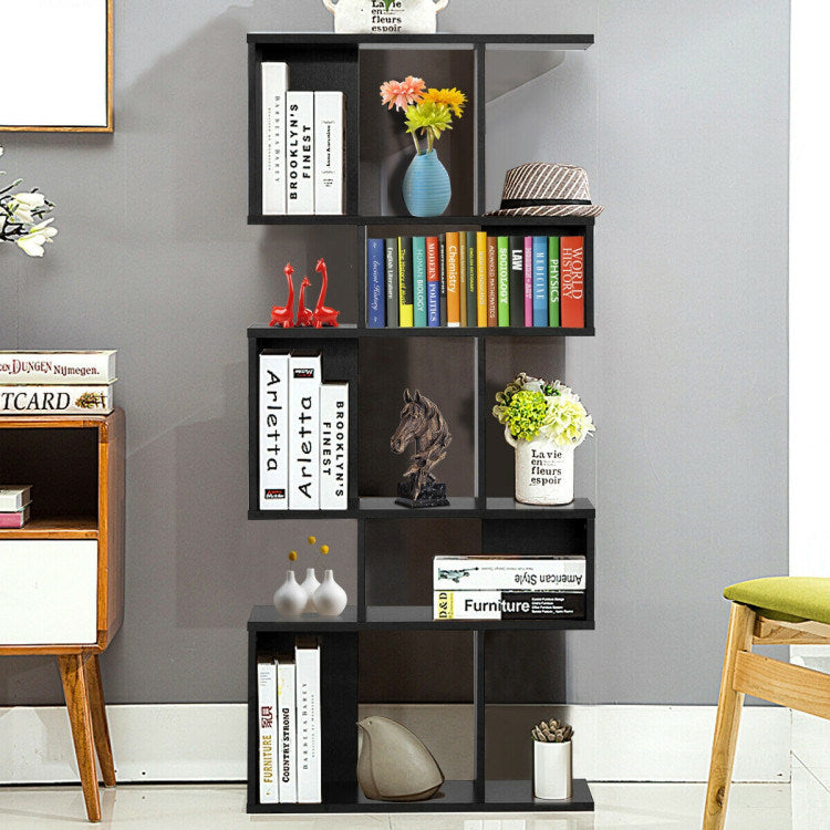 Cubes Ladder Shelf Corner Bookshelf