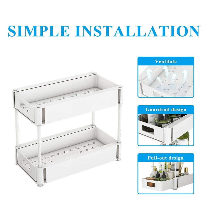 2 set sink storage units