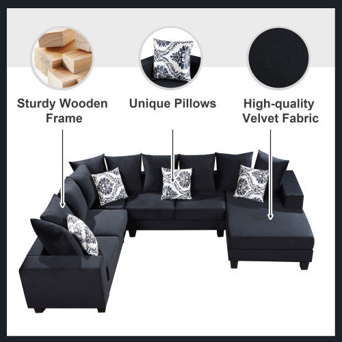 Modern U Shape Sectional Sofa