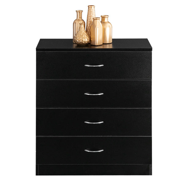 FCH Modern Simple 4-Drawer Dresser Black