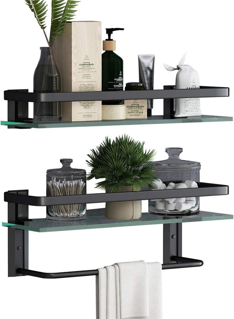 Glass Bathroom Shelf