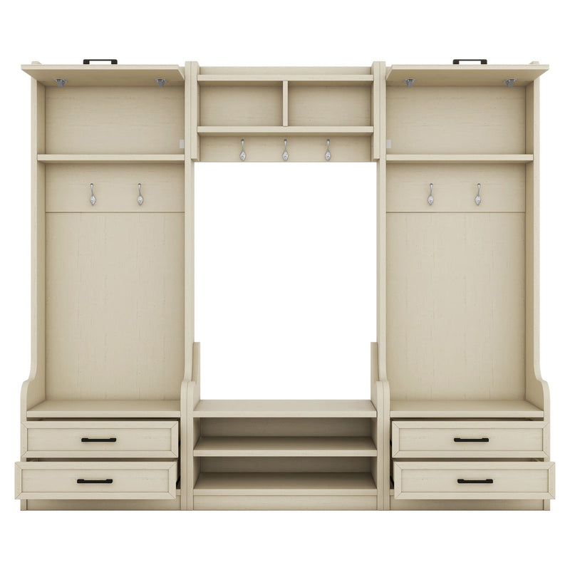 4-in-1 Detachable Hall Storage