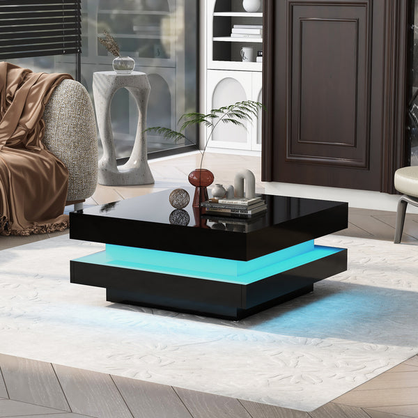 High Gloss Square Coffee Table