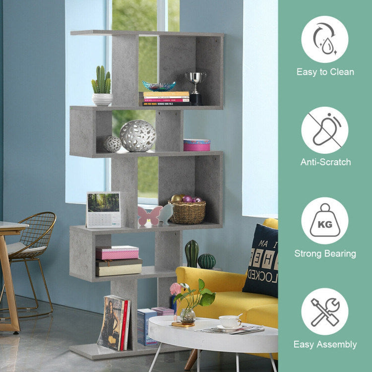 Cubes Ladder Shelf Corner Bookshelf