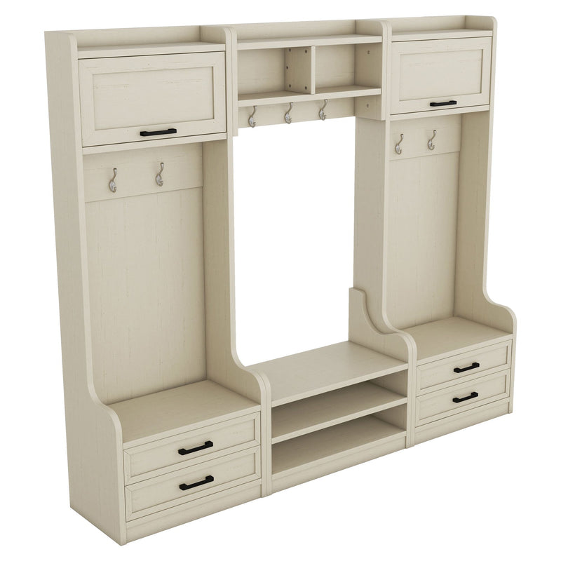 4-in-1 Detachable Hall Storage