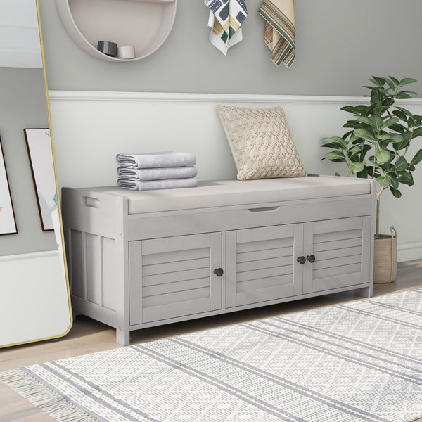 Storage Bench with Hidden Storage Space