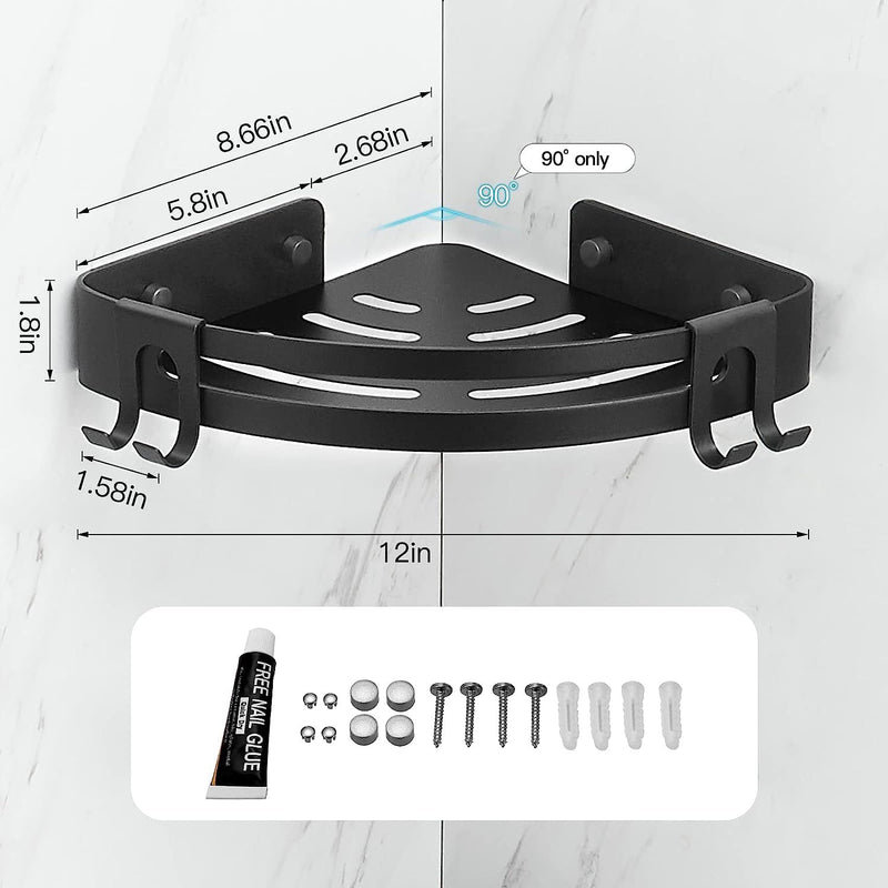 Shelf Caddy 2 Pack Organizer Corner