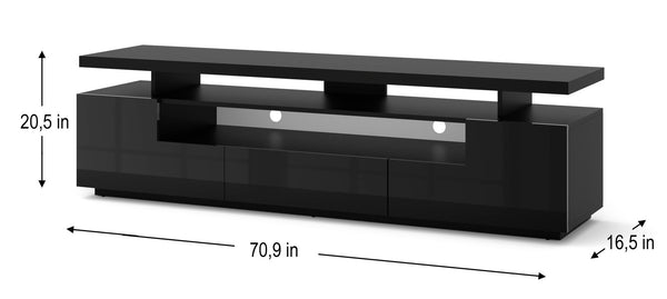 EVA TV STAND BLACK