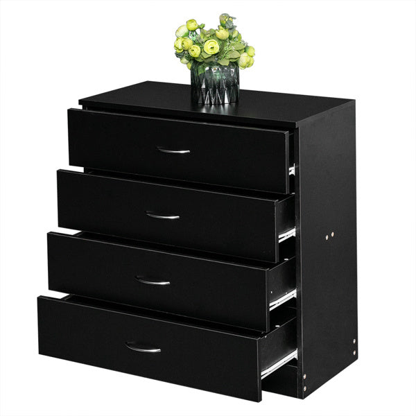 FCH Modern Simple 4-Drawer Dresser Black